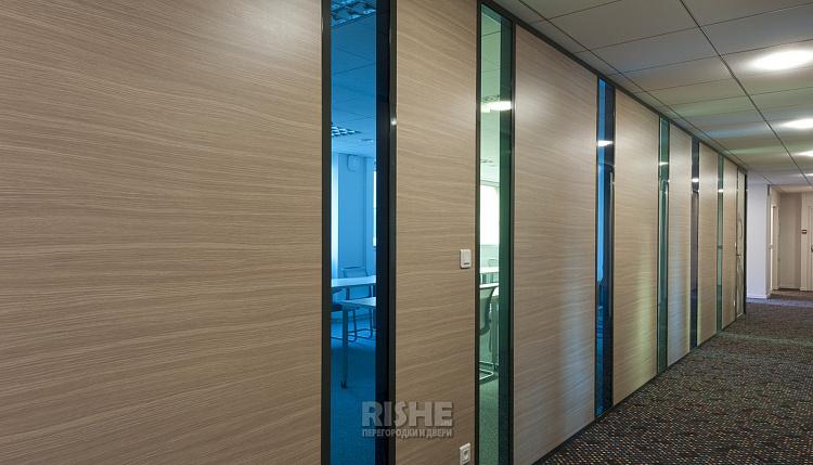 №123  # Алюминиевые перегородки, # Стеклянные, . 'RISHE-S8', ^ ламинат, ^ Тонированные.jpg